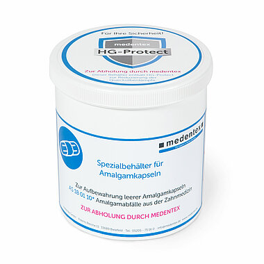 HG-Protect Behälter für Amalgamkapseln Volumen: 1,5 Liter